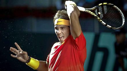 Das deutsche Davis-Cup-Team trifft auf Spanien und damit den Weltranglisten-Zweiten Rafael Nadal.