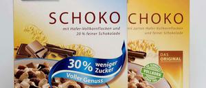 Kölln Müsli: 30 Prozent weniger Zucker, fast gleich viele Kalorien.