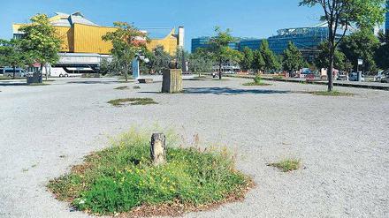 Ist das öde. Der Blick über das Kulturforum zeigt einen verwaisten Kampfplatz städtebaulicher Ideen – und keinen Sinnzusammenhang. Foto: Kai-Uwe Heinrich