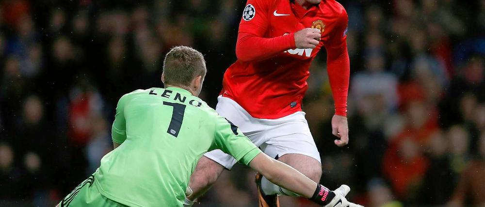 Matchwinner. Englands Nationalstürmer Wayne Rooney steuerte zwei Treffer zum Sieg bei.