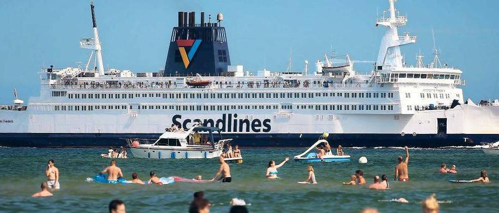 Richtiger Dampfer. Wer die Volleyball-EM der Männer vollständig erleben will, muss sich auf eine Ostsee-Überquerung einstellen.