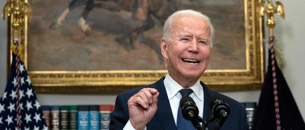Joe Biden suchte lange nach den richtigen Worten zur Kabul-Krise.