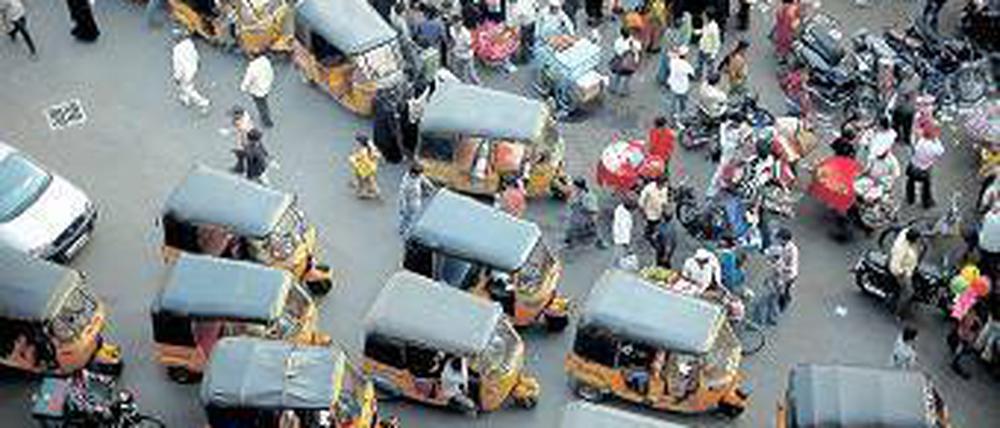 Indische Verhältnisse. Die Städte drohen im Verkehr zu ersticken. Foto: Reuters