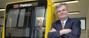 Er ist hier der Chef - der U-Bahnchef: Hans-Christian Kaiser.