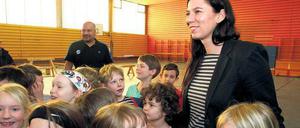 Politik, nicht barrierefrei. Bildungssenatorin Sandra Scheeres (SPD) kann sich derzeit nur schwer durchsetzen.