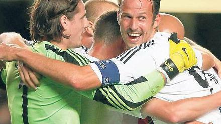Jubelt wie ein Löwe: Marco Streller.