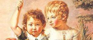 Der Blick auf den Nachwuchs spielt seit jeher mit den Attributen der Gewalt. Philipp Otto Runges „Hülsenbecksche Kinder“, 1805/06 (Ausschnitt).