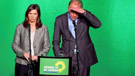 Karin Göring-Eckardt und Jürgen Trittin.