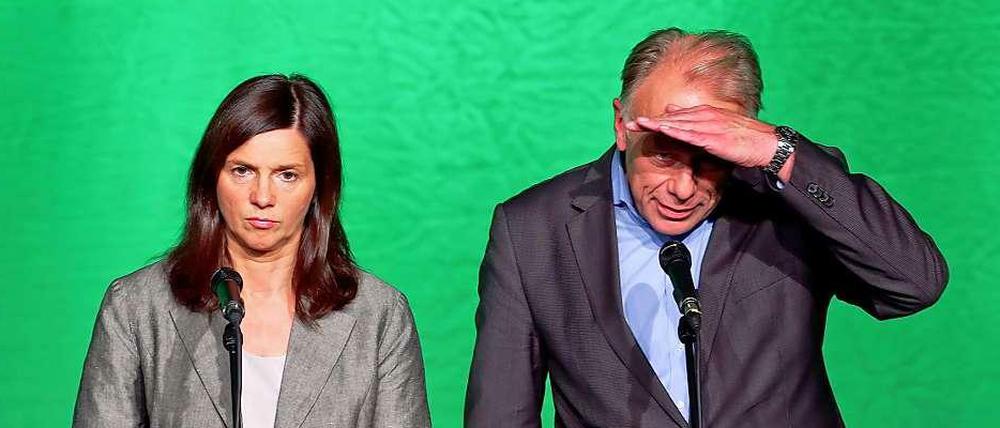 Karin Göring-Eckardt und Jürgen Trittin.