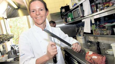Sonja Frühsammer ist Küchenchefin in Frühsammers Restaurant in Schmargendorf.
