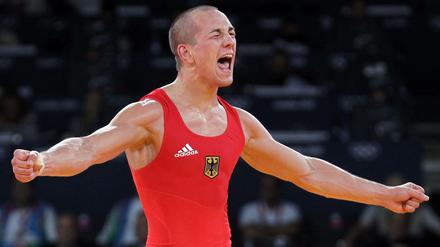 Frank Stäbler - hier bei den Olympischen Spielen in London - gewann in Ungarn Deutschlands einzige WM-Medaille.