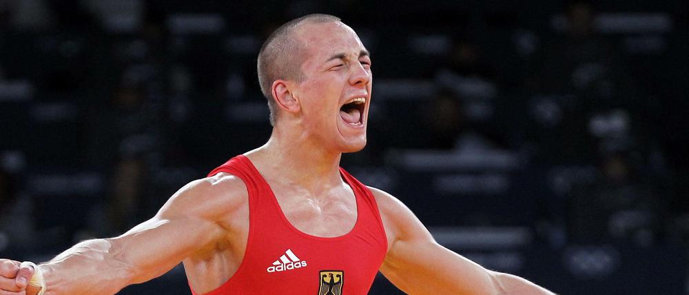 Frank Stäbler - hier bei den Olympischen Spielen in London - gewann in Ungarn Deutschlands einzige WM-Medaille.