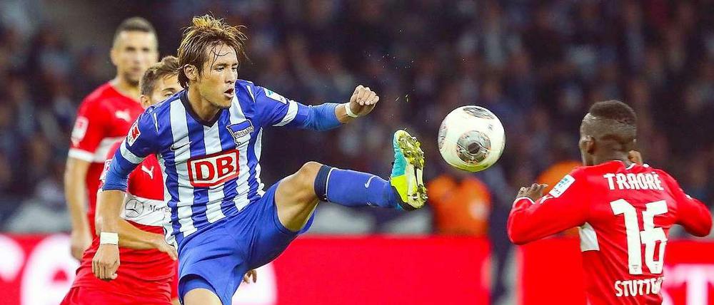 Das A-Team soll es richten. Hajime Hosogai dürfte zu jenen Hertha-Profis gehören, die heute gegen Mainz (15.30 Uhr im Liveticker) in die Startelf der Berliner zurückkehren.
