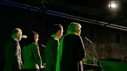 Jürgen Trittin, Karin Göring Eckardt, Cem Özdemir und Claudia Roth