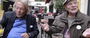 Die Freunde Rolf Eden und Ben Wagin