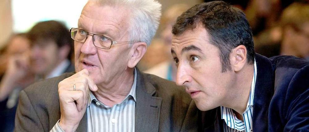 Winfried Kretschmann und Cem Özdemir (Grüne).