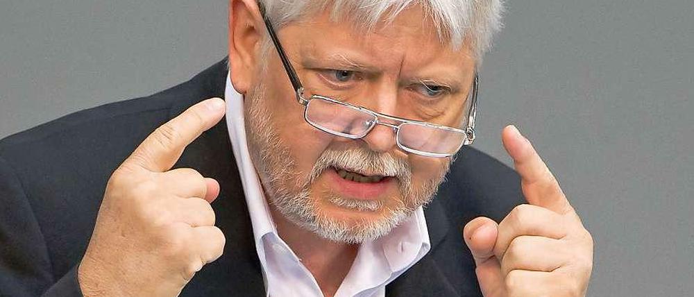 Helmuth Markov (Die Linke), Brandenburgs Finanzminister. 