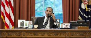 Telefonat Obama und Rohani: Erstmals seit 1979 telefonierte am Freitag ein iranischer Präsident mit dem Präsidenten der Vereinigten Staaten.