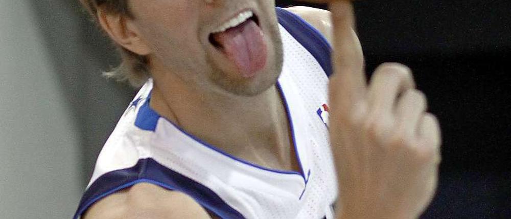 „Ich denke, wir werden ein gutes Jahr haben“, sagte Dirk Nowitzki am Montag.