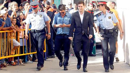 Mal ohne Ball: Lionel Messi.