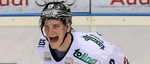 Kann Eisbären-Stürmer Laurin Braun am Wochenende wieder jubeln?