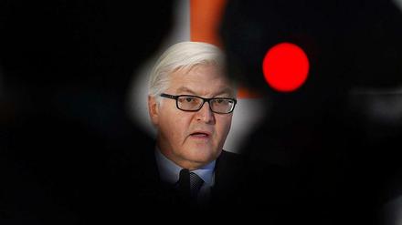 SPD-Fraktionschef Frank-Walter Steinmeier wehrt sich gegen die Plagiatsvorwürfe.