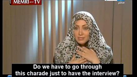 TV-Journalistin Riham Said: "Müssen wir diese Charade tatsächlich für das Interview durchziehen?"