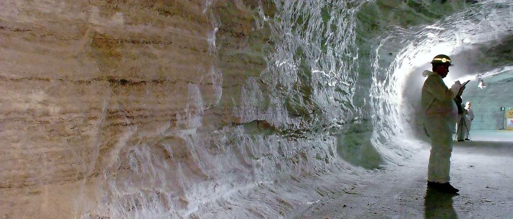 Bei dem Unfall in der Kali-Grube waren sieben Bergleute unter Tage.