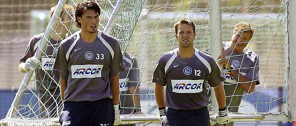 Tragende Rolle. 22 Jahre lang gehörte Fiedler (Nummer 12) zum Verein Hertha BSC. 