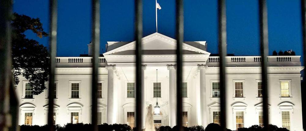 Das Weiße Haus in Washington. Wegen dem US-Haushaltsstreit sind ab sofort fast alle öffentlichen Einrichtungen geschlossen. 