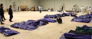 Über 100 Flüchtlinge kamen am Donnerstag vor italienischen Insel Lampedusa um. Sie wollten nach Europa.