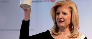 Namensgeberin: Verlegerin Arianna Huffington bei der Präsentation der deutschen Ausgabe ihres Onlinemagazins in München.