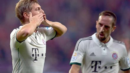 Herbstmeister im Januar? Bayerns Toni Kroos (l.) und Franck Ribéry.