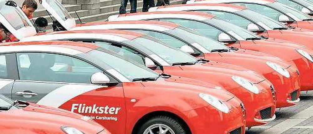 Harter Wettbewerb. Die Bahn will selbst privates Carsharing organisieren. Foto: dpa
