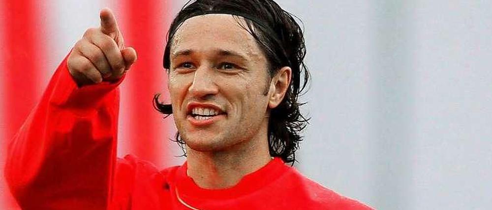 Vom Rasen an den Rand: Niko Kovac, hier noch als Spieler der Nationalmannschaft bei der Vorbereitung auf die EM 2008, wird neuer Trainer der "Vatreni".