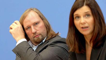 Grünen-Fraktionschefs Anton Hofreiter, Katrin Göring-Eckardt