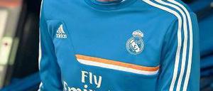Nur in Trainingskleidung. Bale war noch nicht oft in Reals Trikot zu sehen. Foto: AFP