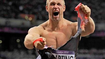 Diskuswerfer Robert Harting will mit den Einnahmen aus einer neuen Sportlotterie Athleten für Olympia fördern.