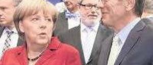 Per Du: Autokanzlerin Angela Merkel und Autopräsident Matthias Wissmann.Foto: dpa