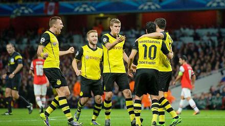 Frühe Führung: Henrich Mchitarjan erzielte das 1:0 für den BVB.