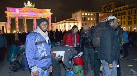 Am Samstagabend packen die protestierenden Flüchtlinge und ihre Unterstützer zusammen. Der Hungerstreik wurde abgebrochen.