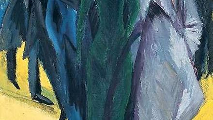 Ernst Ludwig Kirchner: Frauen auf der Straße, 1915