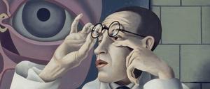 Herbert Ploberger: Selbstbildnis (mit ophthalmologischen Lehrmodellen), 1928 – 1930. Städtische Galerie im Lenbachhaus, München. Er beteiligte sich 1929 bei Ausstellungen zur Neuen Sachlichkeit in Berlin und den Niederlanden. 
