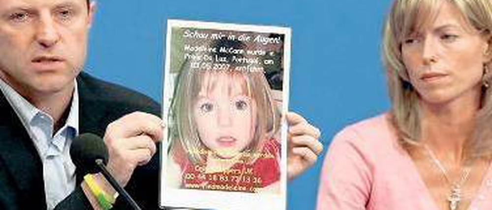Neue Hoffnung für Madeleines Eltern Kate und Gerry McCann. Foto: dpa