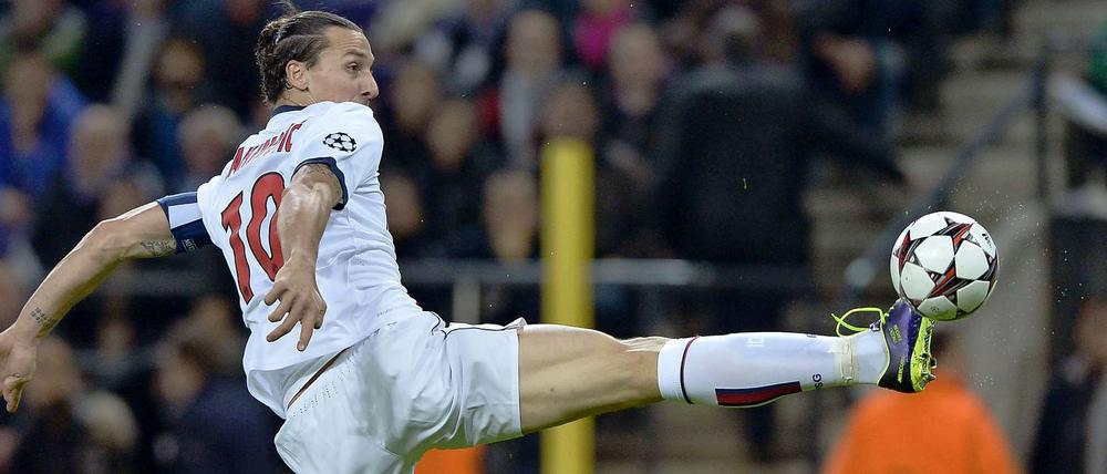 Hacke, Spitze, Einszweidreivier. Zlatan Ibrahimovic traf in Anderlecht wie er wollte.
