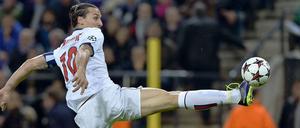 Hacke, Spitze, Einszweidreivier. Zlatan Ibrahimovic traf in Anderlecht wie er wollte.