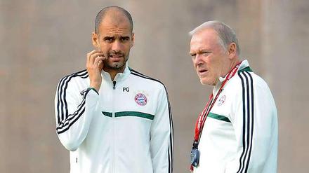 Ein Tiger mit Pep: Bayerns Trainergespann.