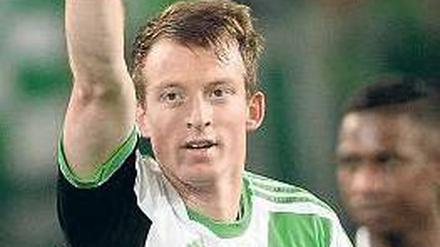 Ich war’s. Maximilian Arnold bejubelt seinen Treffer zum 1:0 gegen Bremen. Foto: dpa