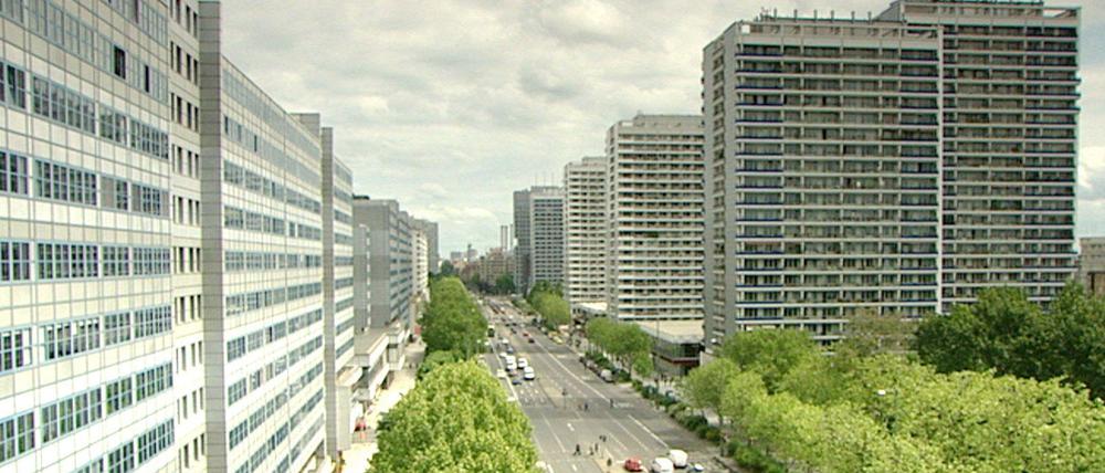 Das Verschönerungskombinat hatte viel zu tun in der Leipziger Straße.