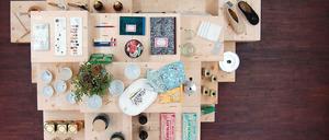 Kisten stapeln für spanische Produkte.